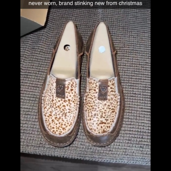 Ariat Cheetah Leather Cruiser - Picture 1 of 4